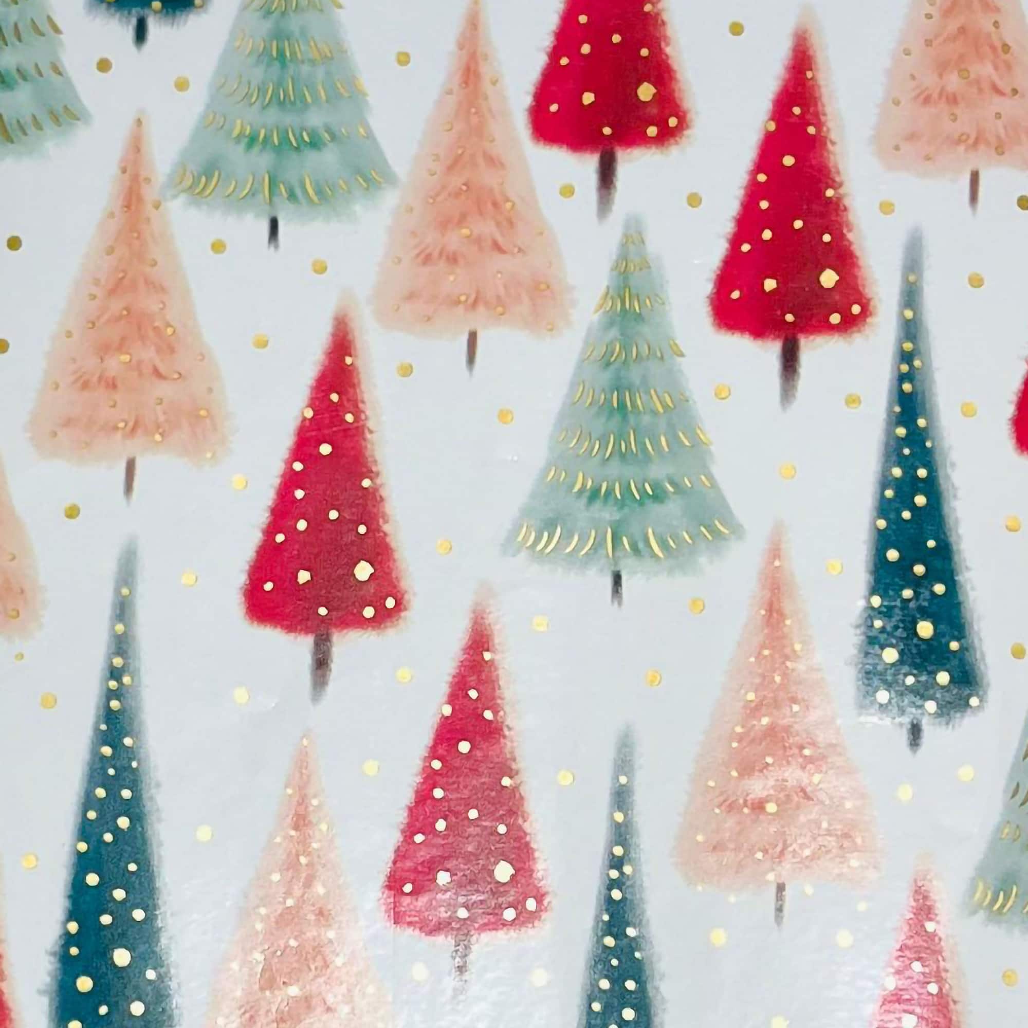 Whimsy Trees Foil Premium Gift Wrap by Celebrate It™